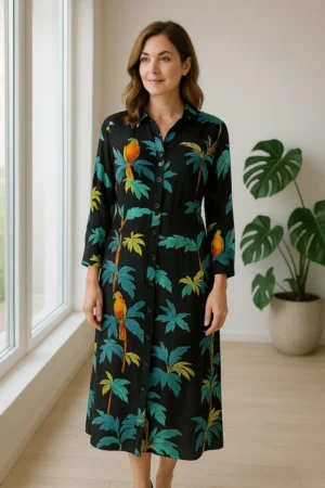Chemise preta natureza